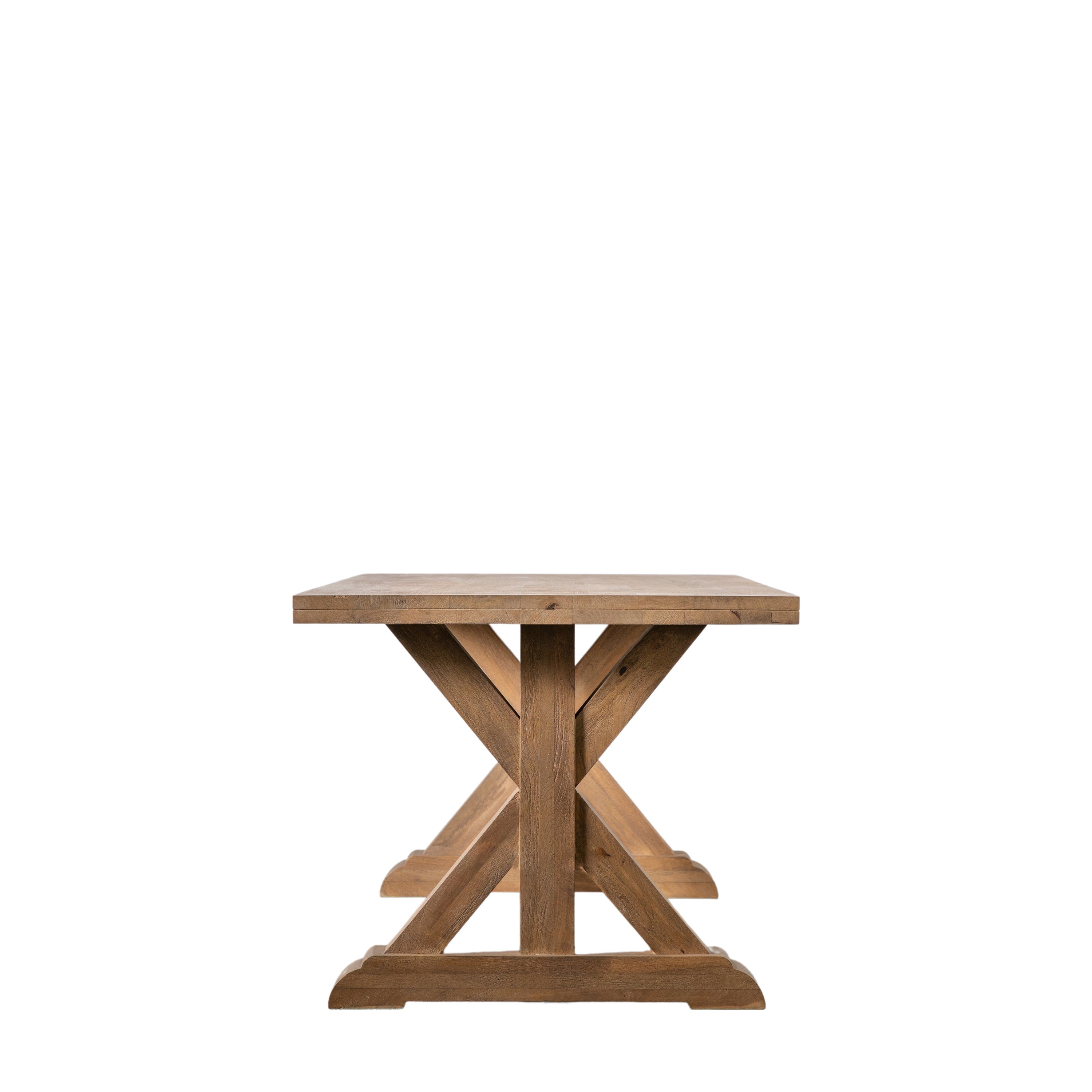 Ashbrook Carved Solid Mango Wood Rectangle Dining Table | 6-8 Seater